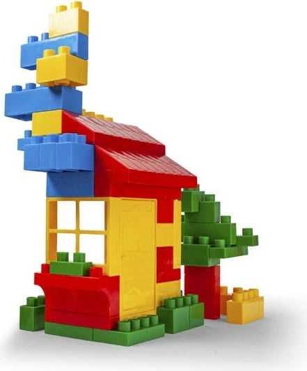Set blloqe ndërtimi Wader Kids Blocks, 90 copë, shumëngjyrëshe