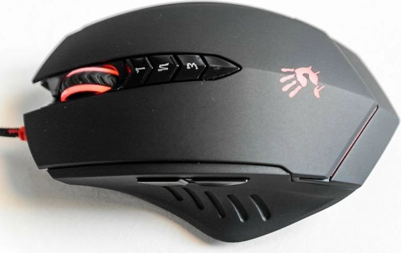 Maus gaming A4Tech Bloody V8m, me kabllo, USB, 8 butona, i zi