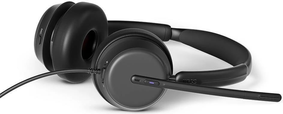 Kufje EPOS IMPACT 860T ANC me mikrofon, USB-C/USB-A, për Teams, E zezë