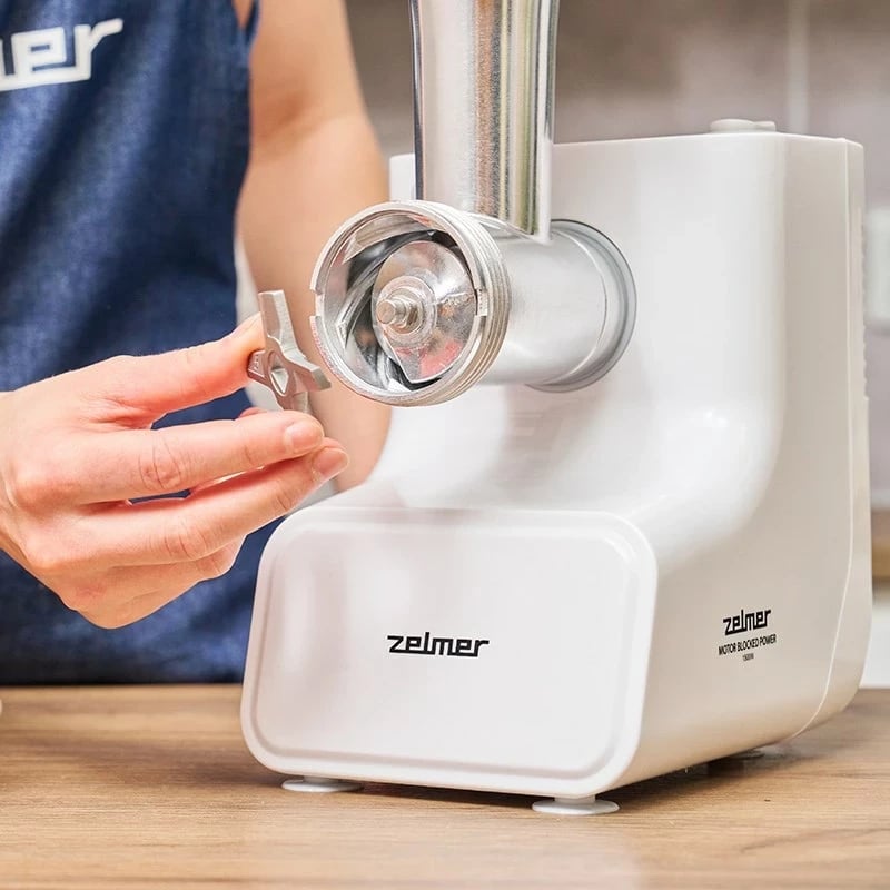 Makinë mishi Zelmer ZMM3511B, 1500 W, Bardhë
