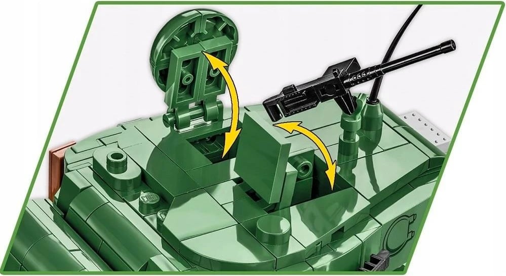 Set lodër ndërtimi Cobi Klocki M26 Pershing T26E3, 904 pjesë, jeshile