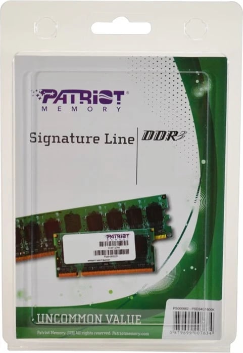 RAM memorie Patriot Memory, 8 GB, 1600 MHz
