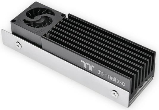 Ftohës SSD Thermaltake MS-1, për M.2 2280, me ventilator, ngjyrë e zezë
