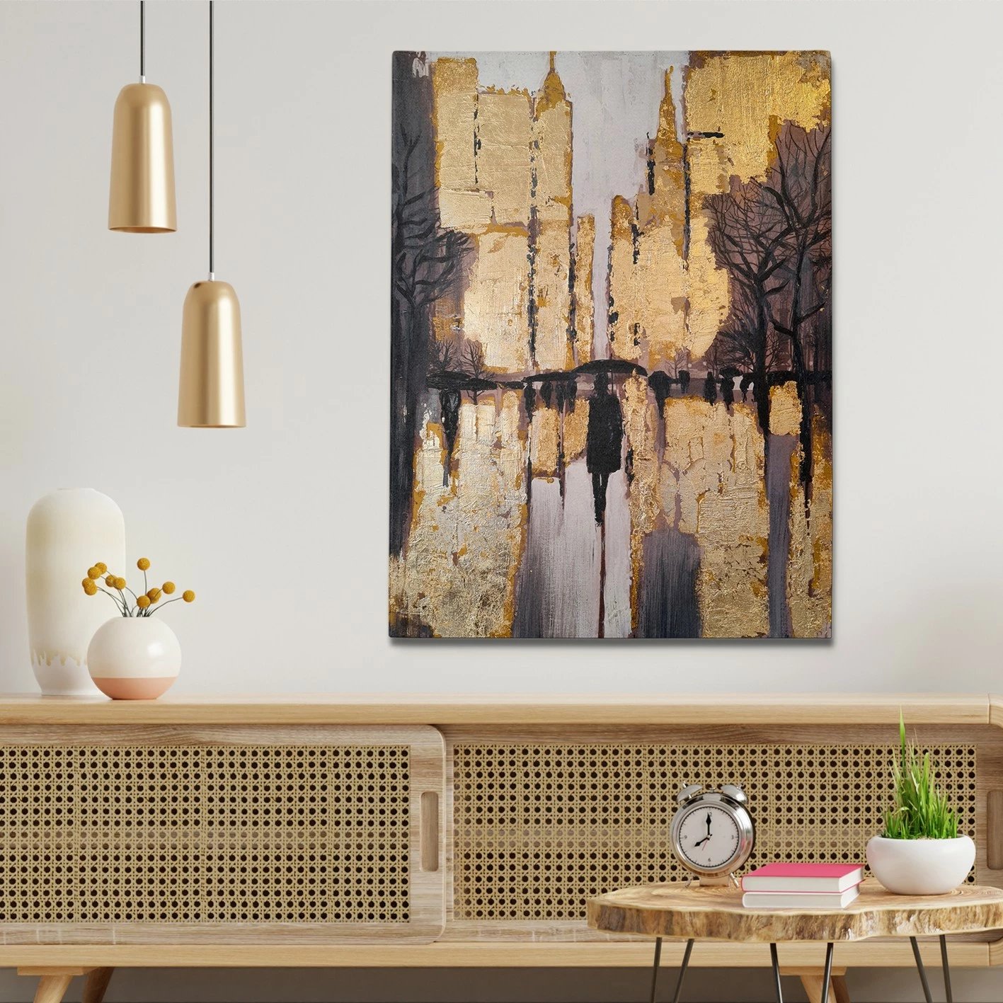 Pikturë dekorative me vaj, shumëngjyrëshe, OPG981670011027, 70x100cm