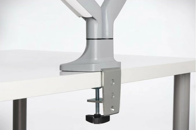 Krah monitori i dyfishtë Kensington One-Touch, 13-32", rregullim lartësie, argjendtë