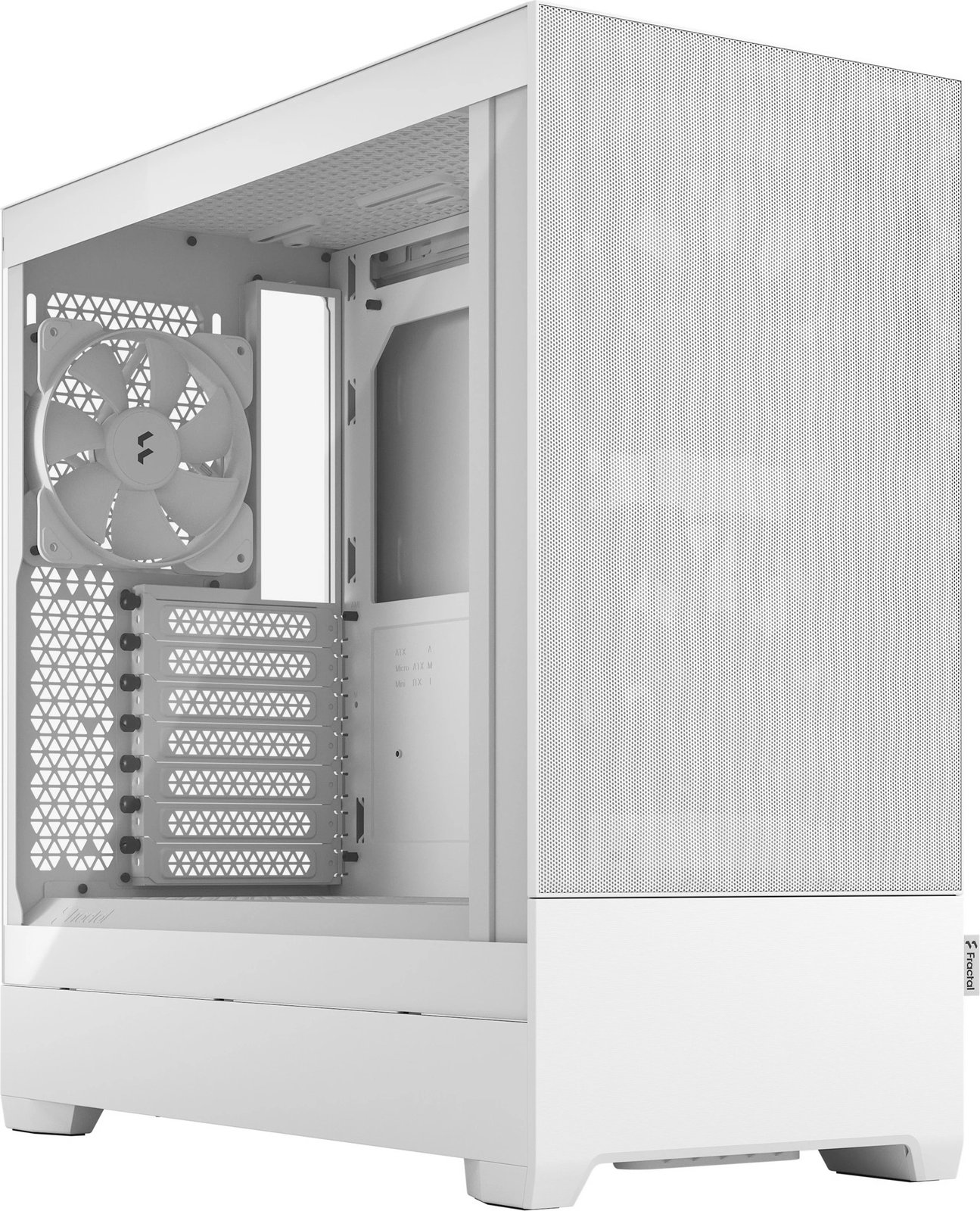 Kasë Fractal Design Pop Air, Tower, ATX, micro ATX, Mini-ITX, bardhë