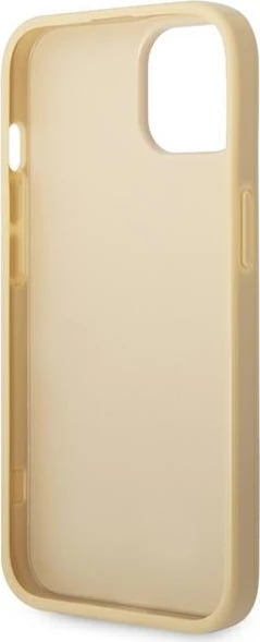 Mbështjellës Guess GUHCP14SHGGSHD për iPhone 14 6.1", hardcase, Glitter Script, ari