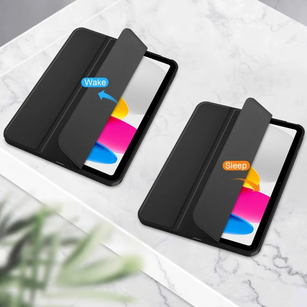 Mbështjellës Tech-Protect SC Pen për iPad 10.9" (2022), silikon, me mbajtëse, i zi