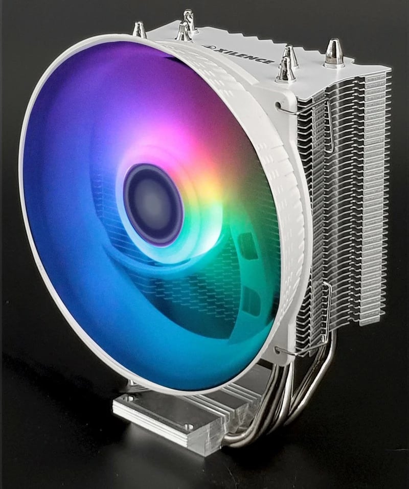 Cooler procesori Xilence Performance C XC229, 12 cm, PWM, i bardhë, RGB