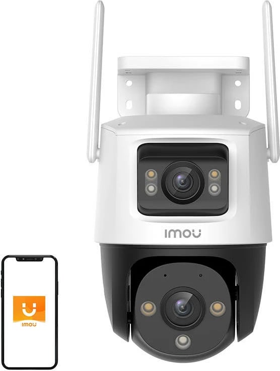 Kamerë sigurie e jashtme IMOU Cruiser Dual 8MP, Wi-Fi, IP66, dy lente