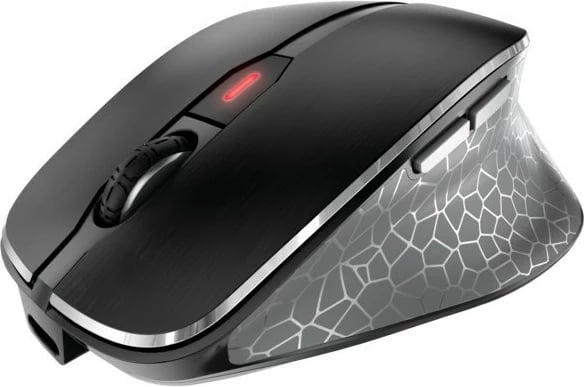Maus Cherry MW 8C ERGO, Djathtas, Optik, RF Wireless + Bluetooth, 3000 DPI, Zi, Gri