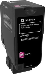 Toner Lexmark 74C2HME, Magenta, 1 copë