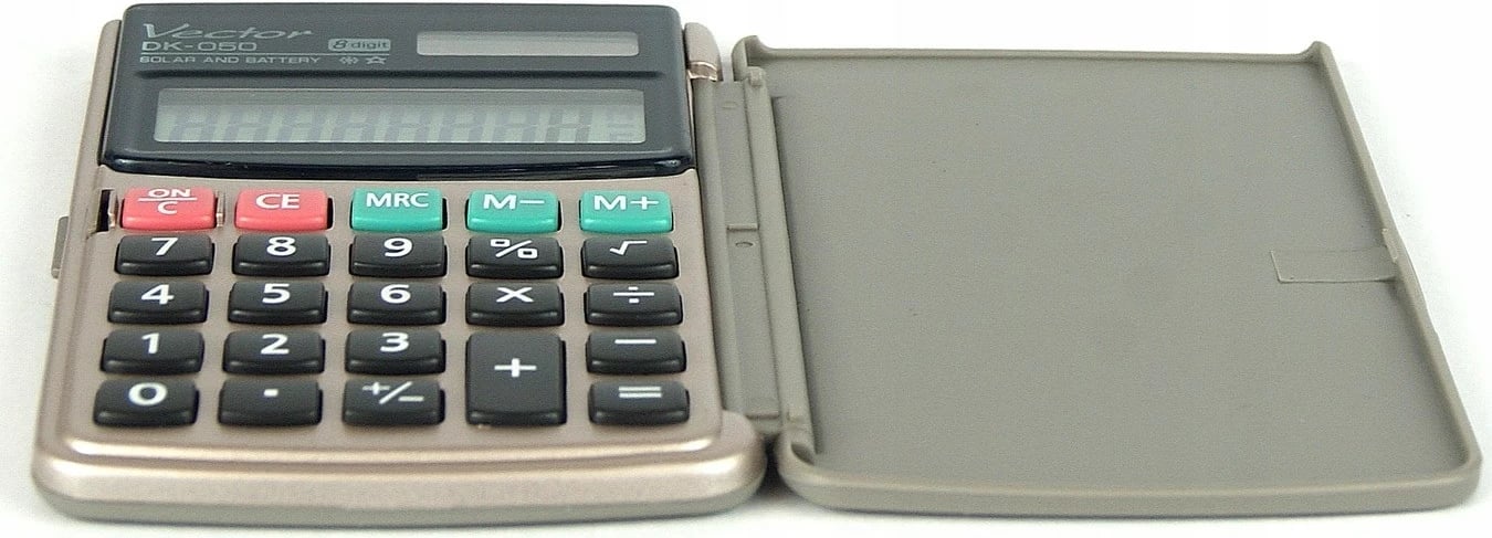 Kalkulator xhepi Vector DK-050, 8 shifra, gri