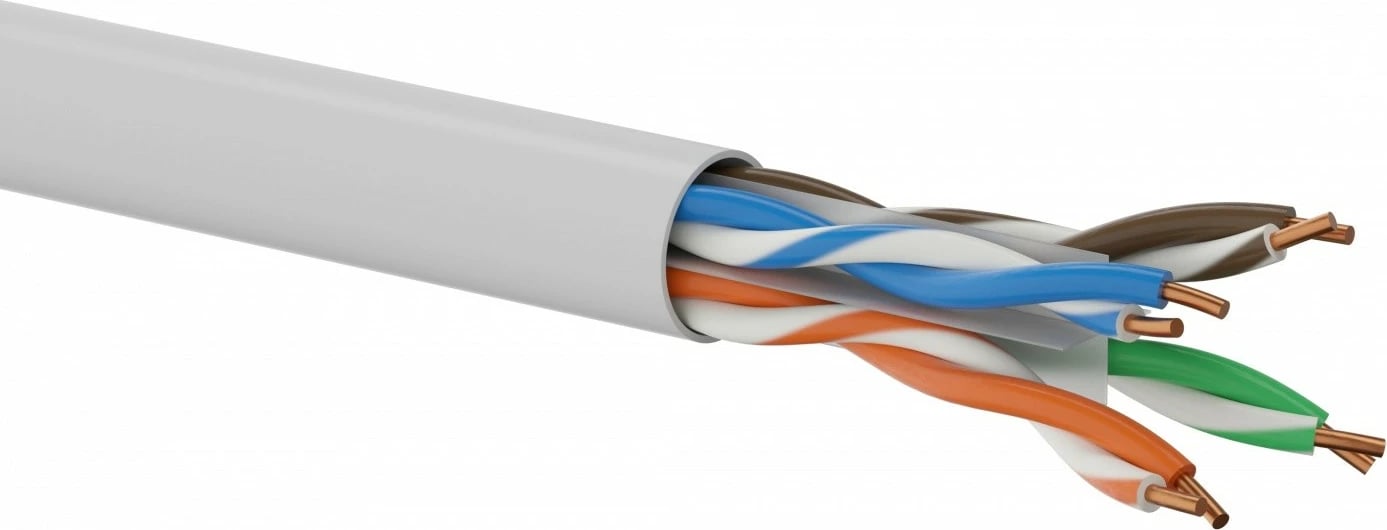 Kabllo rrjeti ALANTEC Cat 6, U/UTP, 305m, Gri