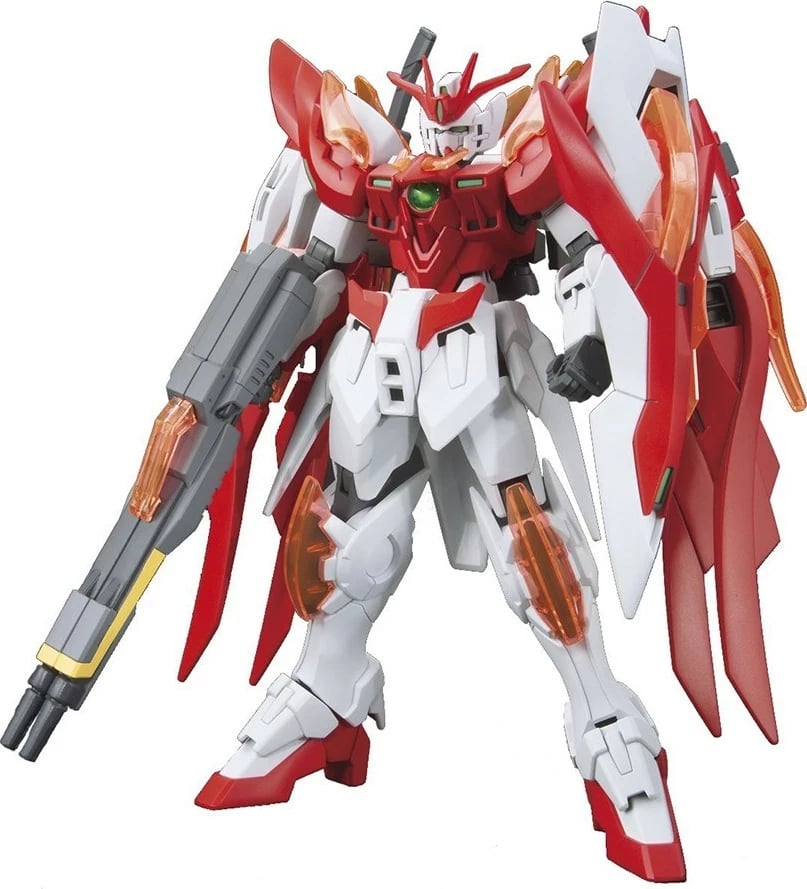 Figurë koleksionuese Bandai HGBF Wing Gundam Zero Honoo, Multikolor