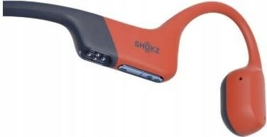 Kufje SHOKZ OpenSwim Pro, pa tela, bone conduction, Bluetooth 5.2, të kuqe