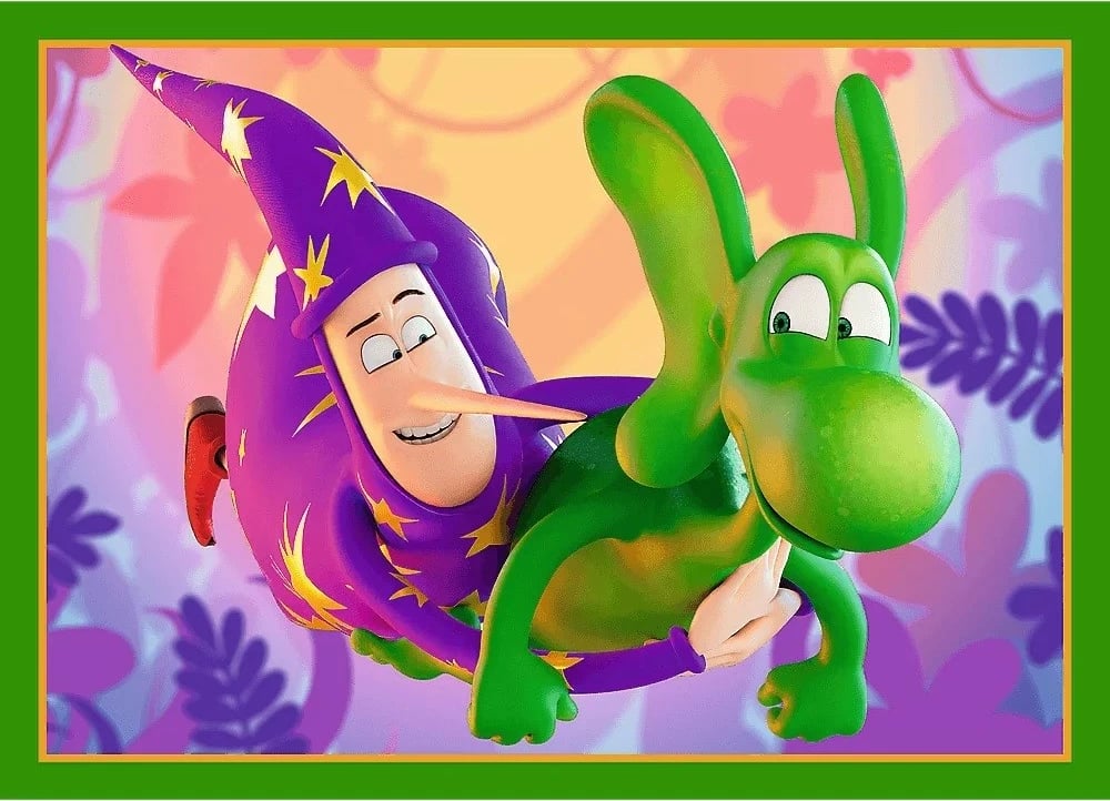 Puzzle 4n1 Trefl Smok Diplodok, 207 pjesë, për fëmijë