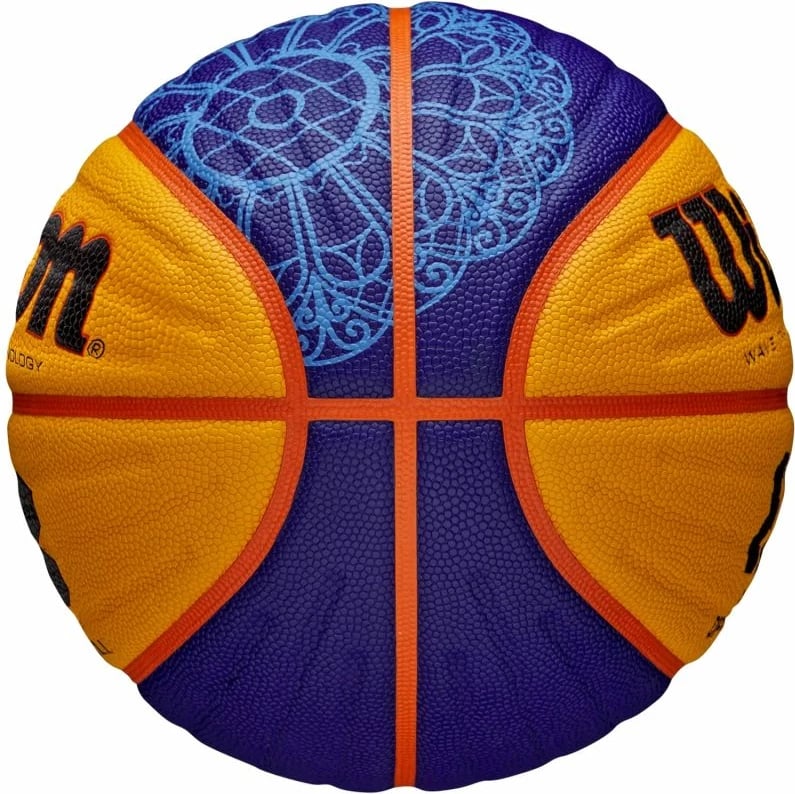 Top basketbolli Wilson për meshkuj dhe femra, blu dhe të verdhë