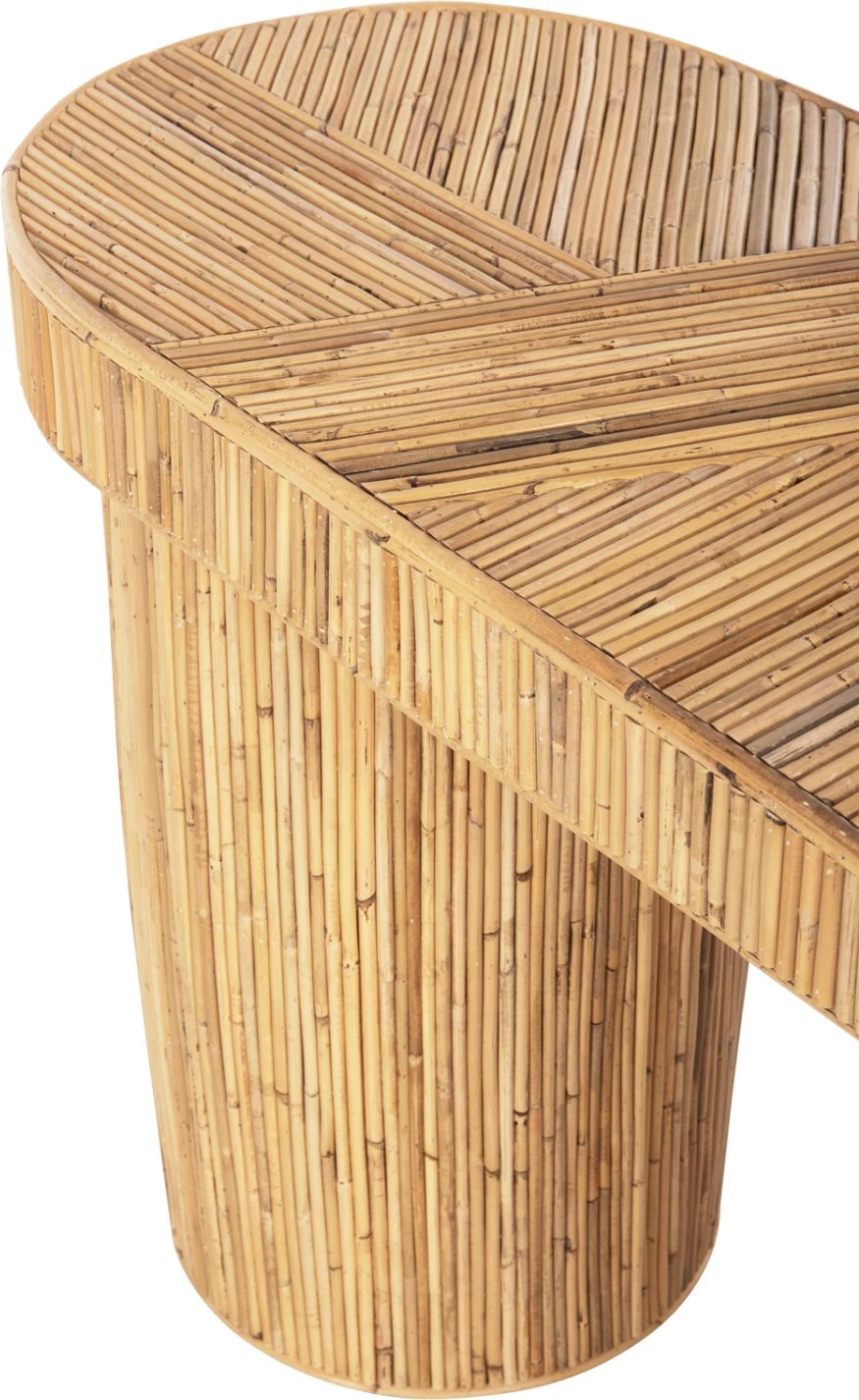 Konsolë ovale GATSBY FH9871 rattan natyral, ngjyrë natyrale, 110x45x74.5 cm