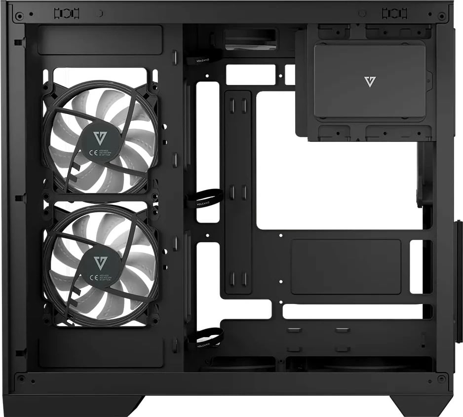 Kasë MODECOM Volcano Panorama NF Midi, ATX, ITX, Micro ATX, Gri