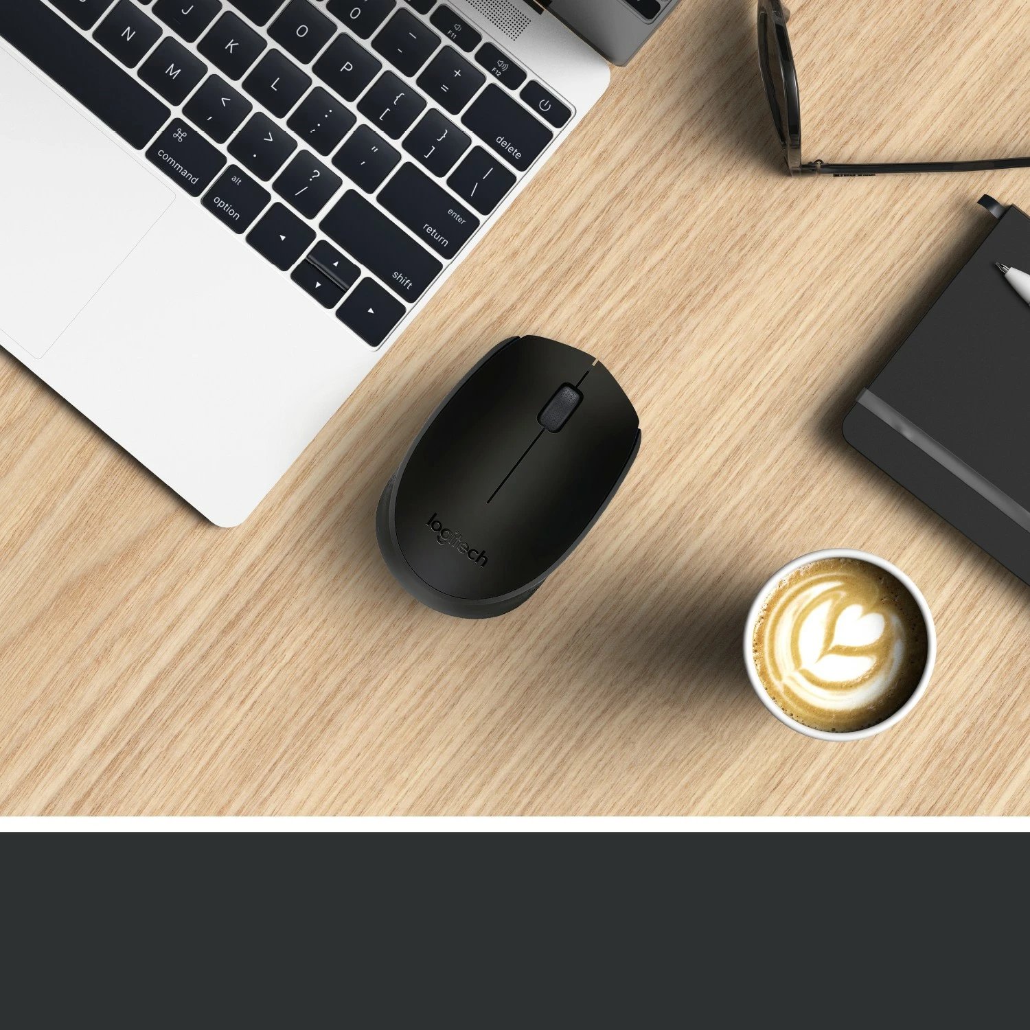 Maus Logitech M170 Wireless, Ambidextrous, Optical, RF Wireless, 1000 DPI, Black