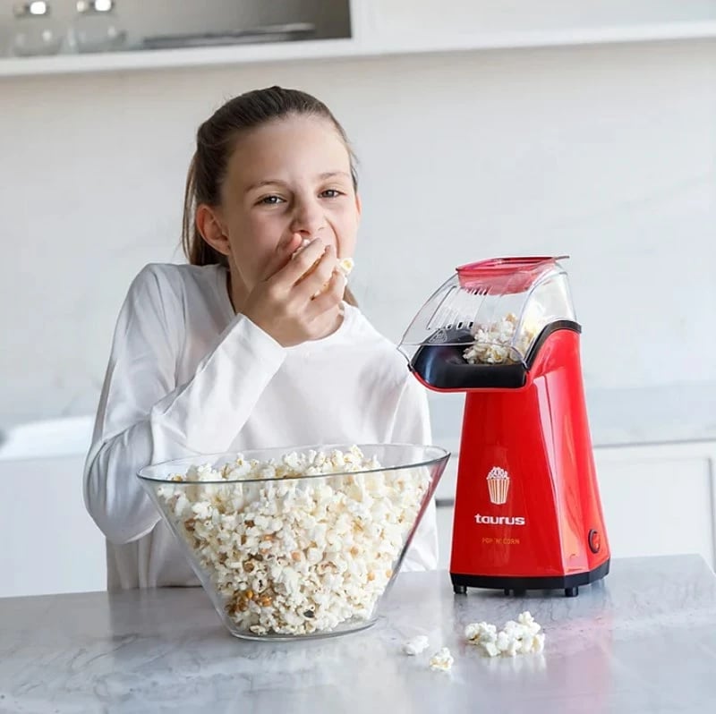 Makineri për kokoshka Taurus Pop'n'Corn, 1100 W, Kuqe