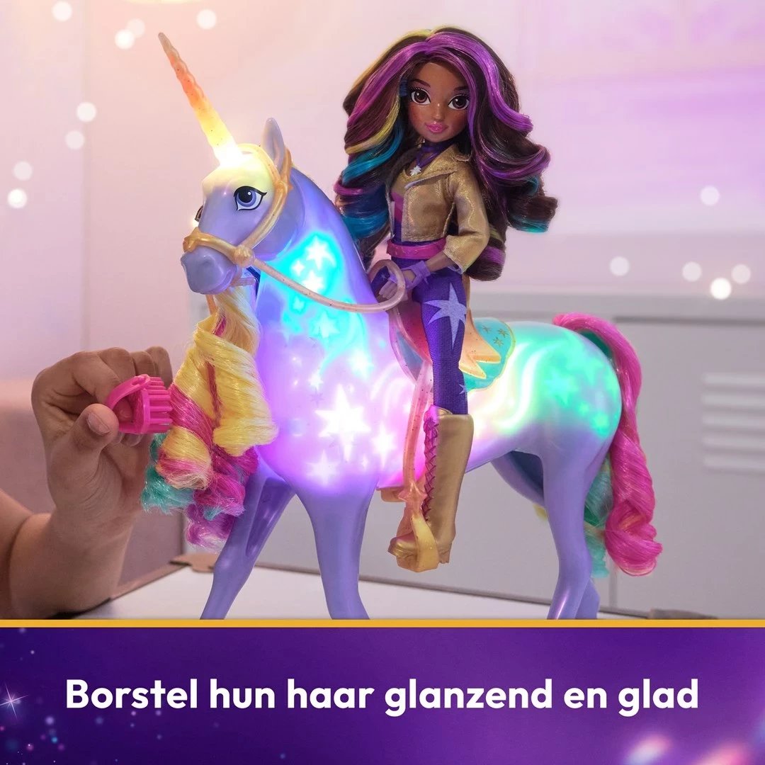 Lodër Sophia & Rainbow Light-up Wildstar, SPIN MASTER, Multikolor