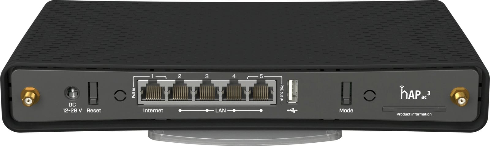 Router MikroTik hAP ac³, Wi-Fi 5, Dual-band, 5 porta Gigabit, i zi