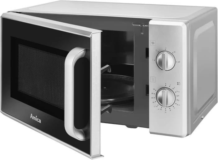 Furrë mikrovale Amica AMMF20M1S, 20L, Argjendtë