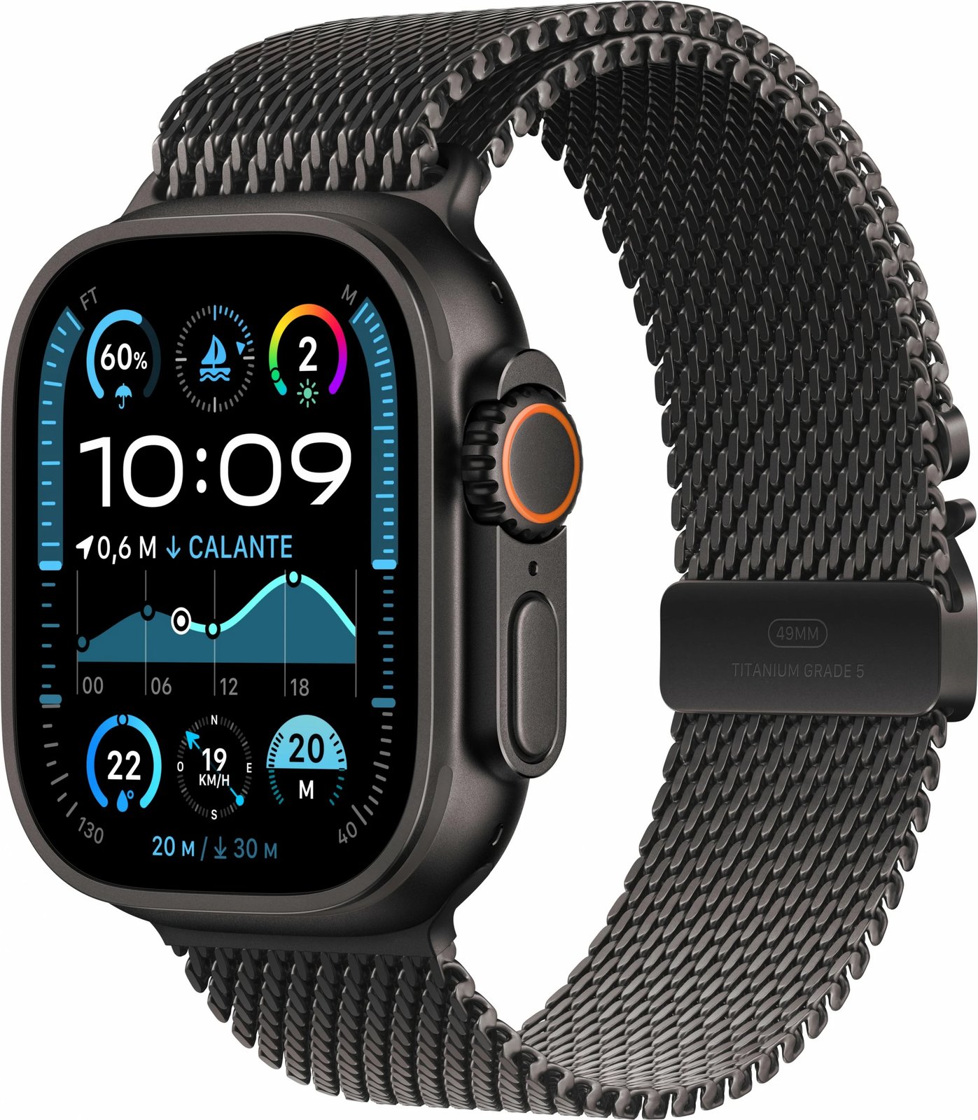 Smartwatch Apple Watch Ultra 2 GPS + Cellular 49mm, 64 GB, Titanium i zi