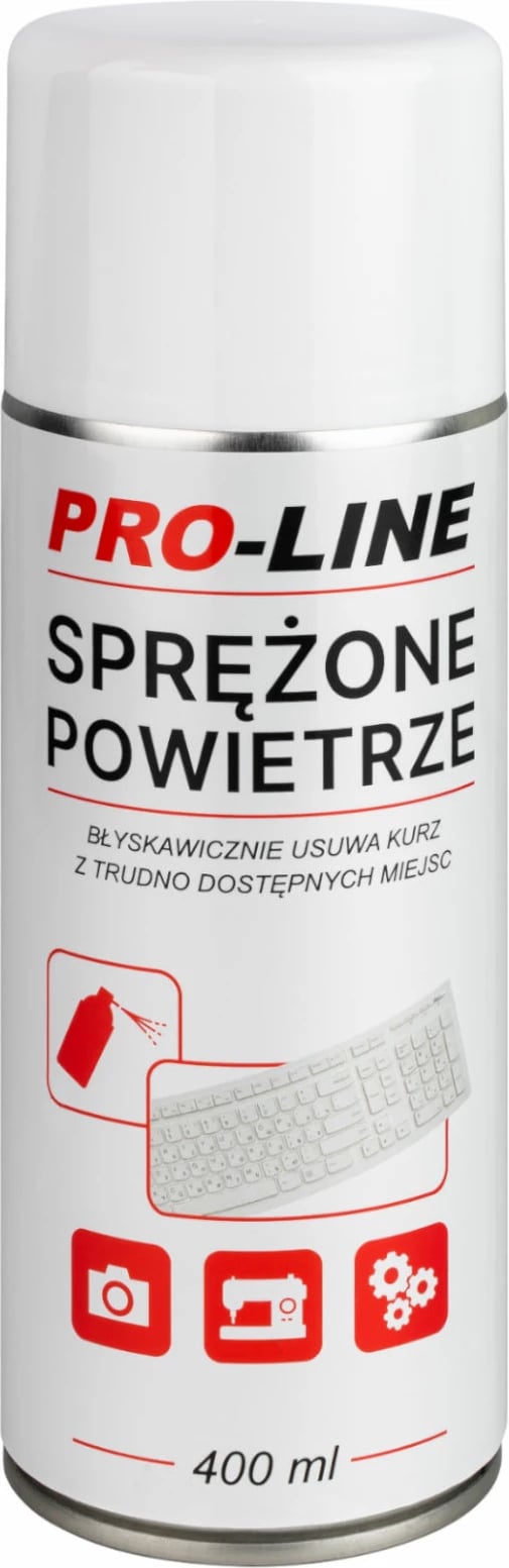 Sprej ajri i kompresum Pro-Line, 400 ml, për pastrim elektronikash