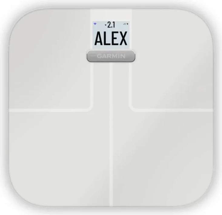 Peshore inteligjente Garmin Index™ S2, e bardhë