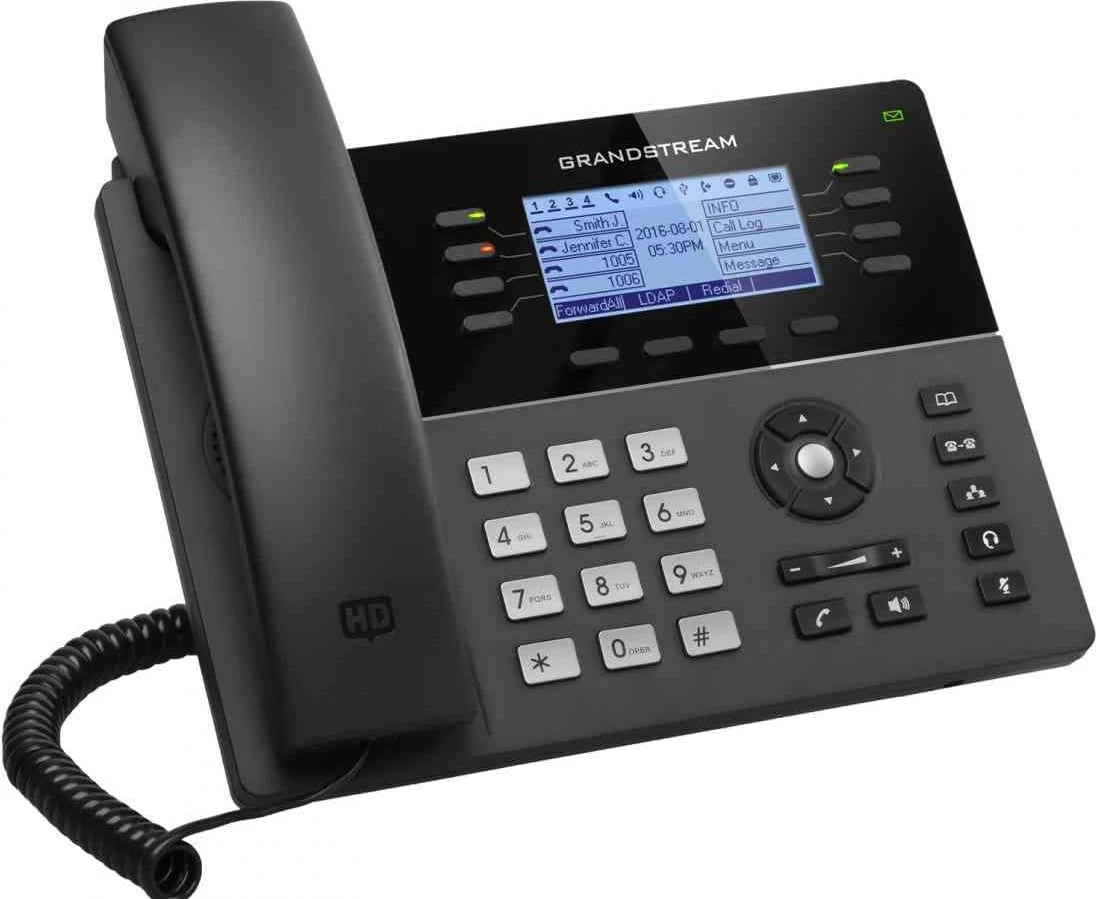 Telefon IP Grandstream GXP-1782, LCD, i zi