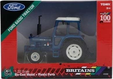 Traktor model TOMY Britains Ford 6600, Die-Cast, Blu