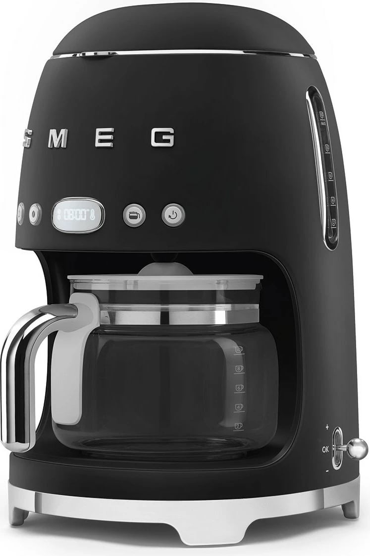 Aparat kafeje SMEG DCF02BLMEU, 10 filxhanë, 1.25L, i zi