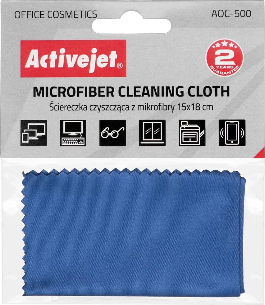 Lëkurë pastrimi mikrofibrash Activejet AOC-500, 15x18cm