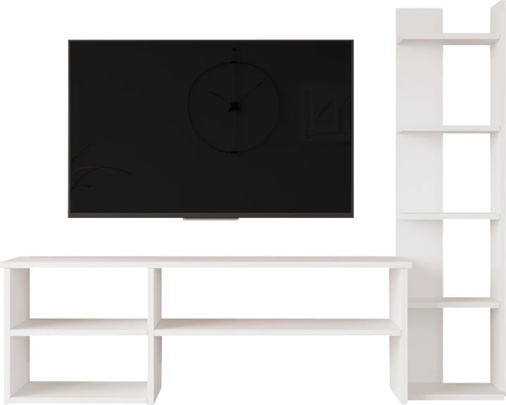 Set për dhomë dite Perla, ngjyrë e bardhë, 120x29.5x41.8cm