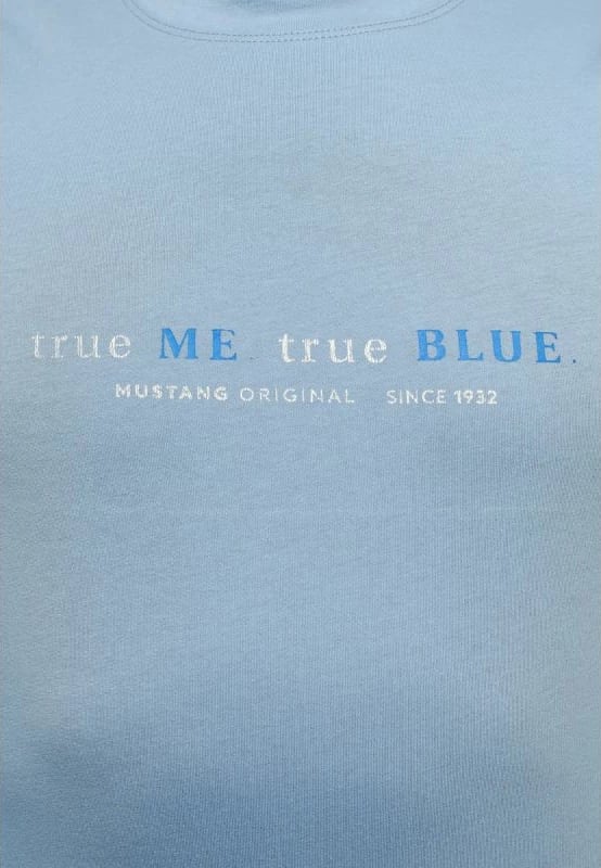 Maicë Mustang për meshkuj, blu