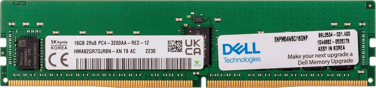 RAM Memorje Dell AB257576, 16 GB, 2 x 8 GB, DDR4, 3200 MHz