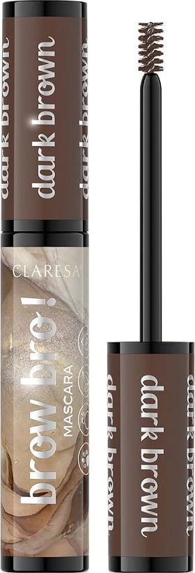 Maskarë për vetulla Claresa Brow Bro! 02 Dark Brown për femra, 8ml