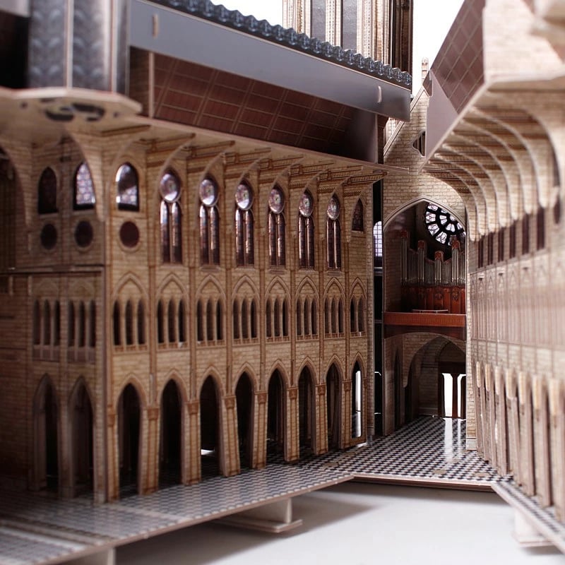 Puzzle 3D Cubic Fun Notre Dame Cathedral, 293 pjesë
