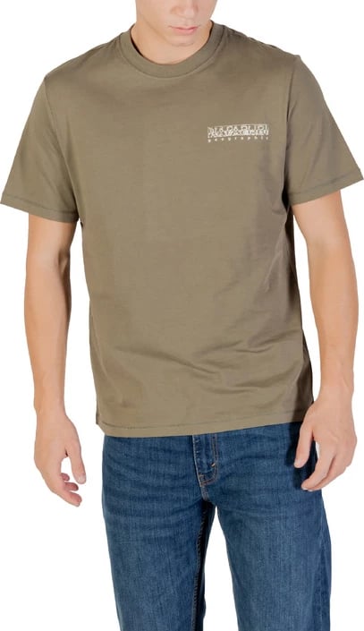 Maicë Napapijri për meshkuj, e gjelbër