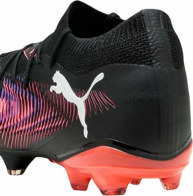 Çizme futbolli Puma për meshkuj, të zeza dhe të kuqe
