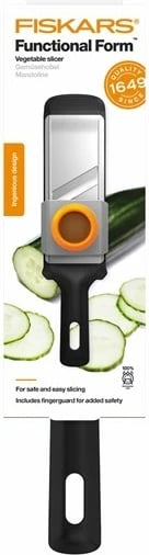 Slicer manual Fiskars 1014416, Inox, Ngjyrë e zezë