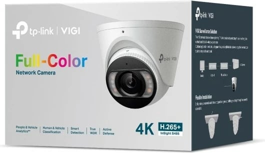 Kamerë sigurie TP-Link INSIGHT S485, IP, jashtë, me kabllo, 107m, 120 dB, tavan
