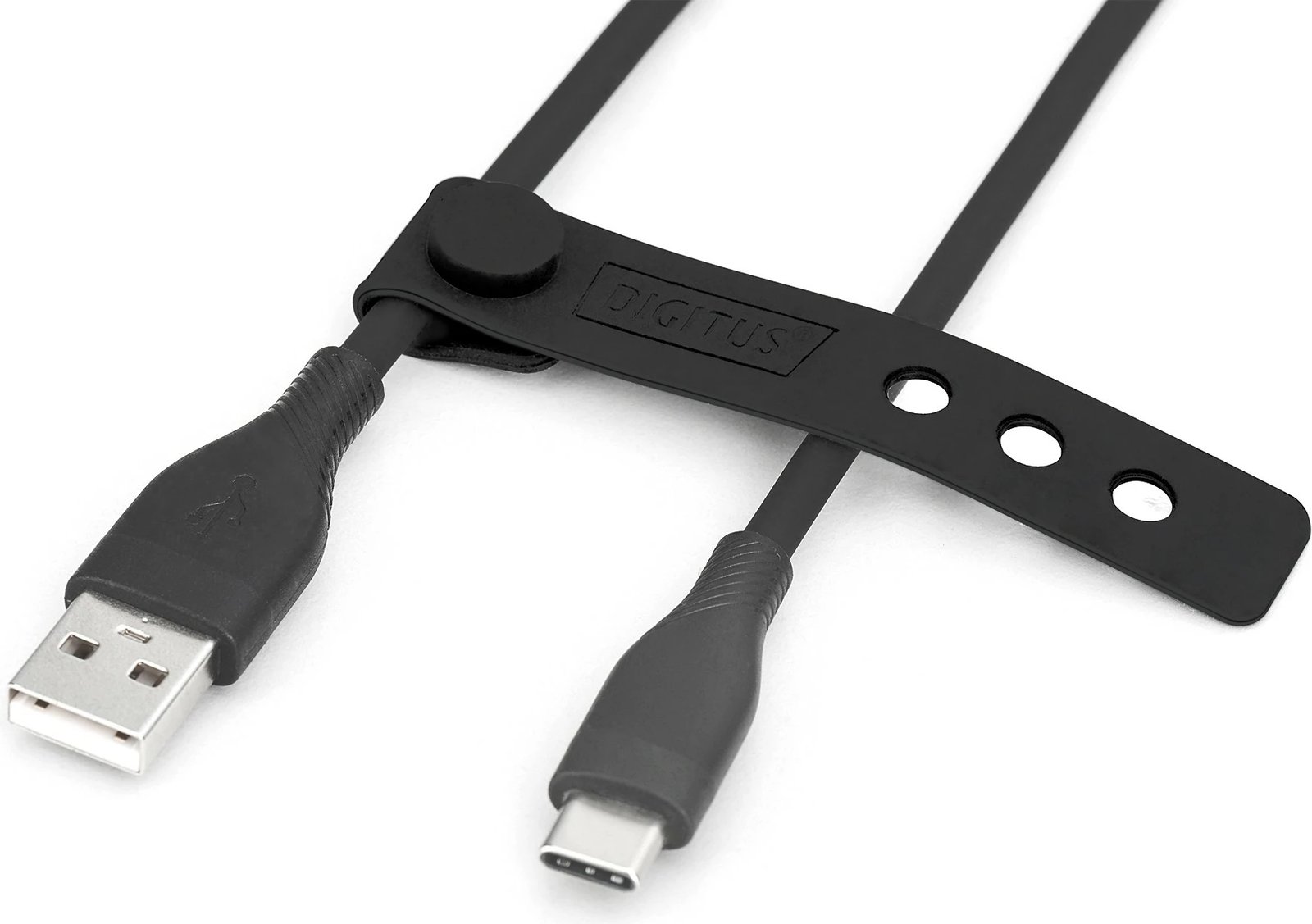 Kabllo USB-C Digitus, 0.5m, e zezë
