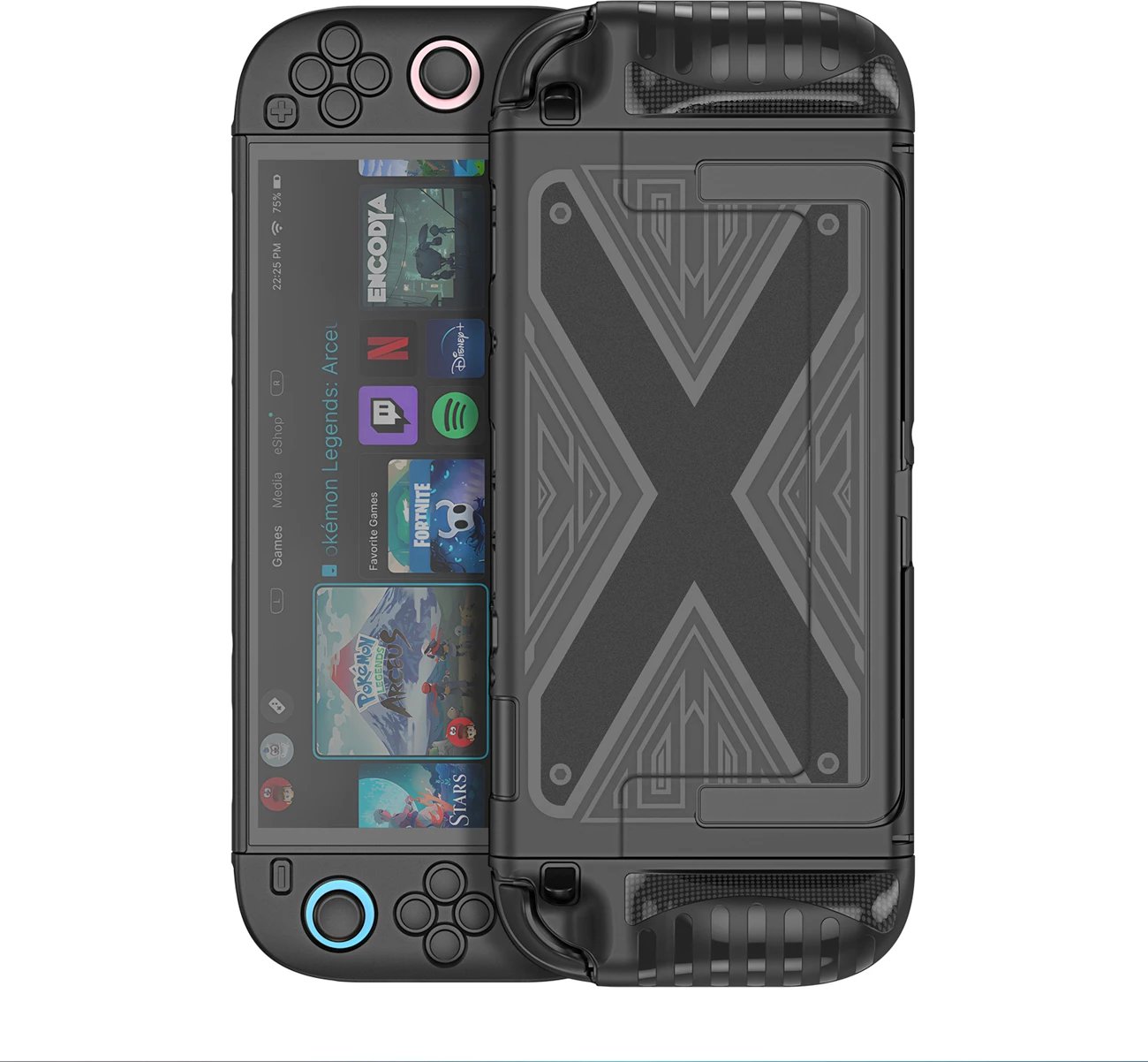 Mbështjellës Dux Ducis për Nintendo Switch 2, i zi