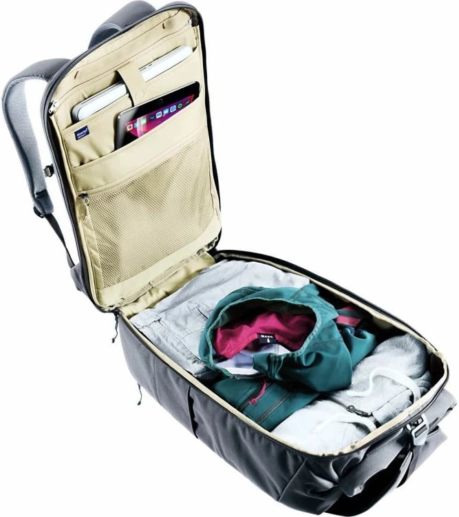 Çantë shpine Deuter, unisex, e zezë