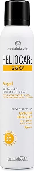 Spray mbrojtës për diell trup Heliocare 360 Airgel SPF50, 200ml