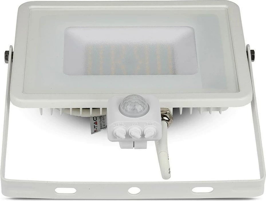 Projektor LED V-TAC VT-50-S-W 50W SAMSUNG CHIP Sensor lëvizjeje 3000K 4000lm Bardhë